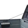All Weather UV Pool Deck Box Storage Shed Bin Backyard Patio Outdoor w/ Wheel,75 Gallon Resin Deck Box-Organization and Storage for Patio Furniture Outdoor Cushions,Garden Tools and Pool Toys - Image 2