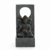 28" H Outdoor Buddha Waterfall Fountain, Freestanding Relaxing Water Feature, Asian Zen Fengshui Decor for Patio, Garden, Backyard, Deck & Home, Ideal Gift Led Fountain - Image 2