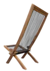 folding roping wood chair - Image 11