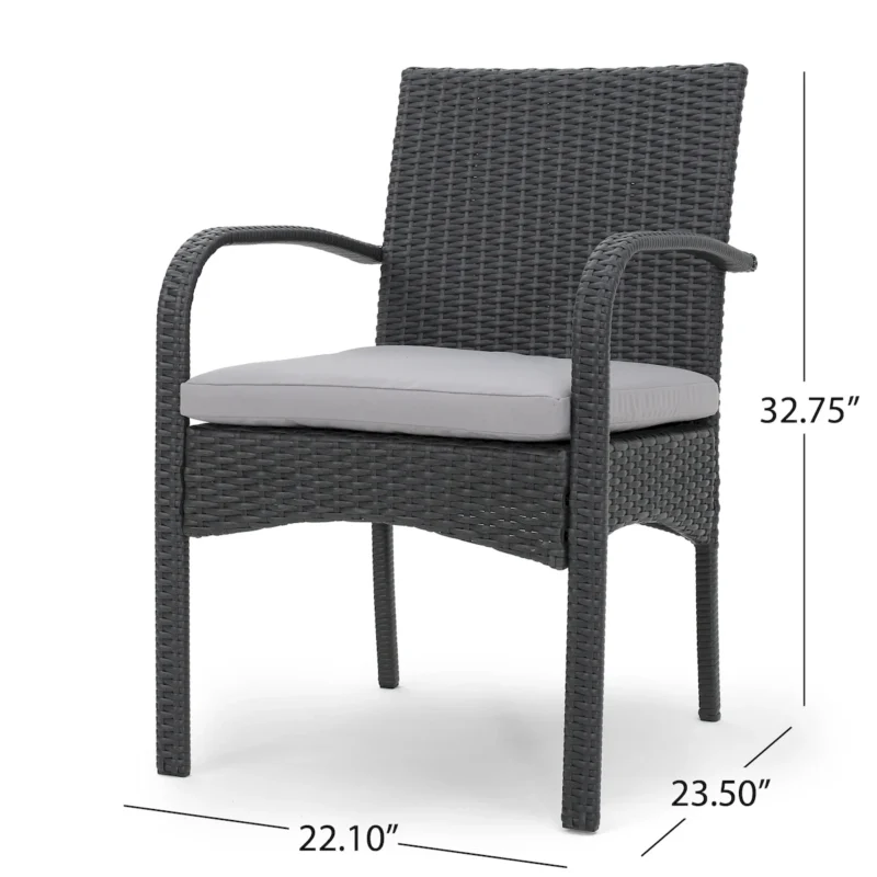 CORDOBA KD PE WICKER DINING CHAIR [SET OF 2 PCS] - Image 6