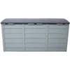 All Weather UV Pool Deck Box Storage Shed Bin Backyard Patio Outdoor w/ Wheel,75 Gallon Resin Deck Box-Organization and Storage for Patio Furniture Outdoor Cushions,Garden Tools and Pool Toys - Image 12