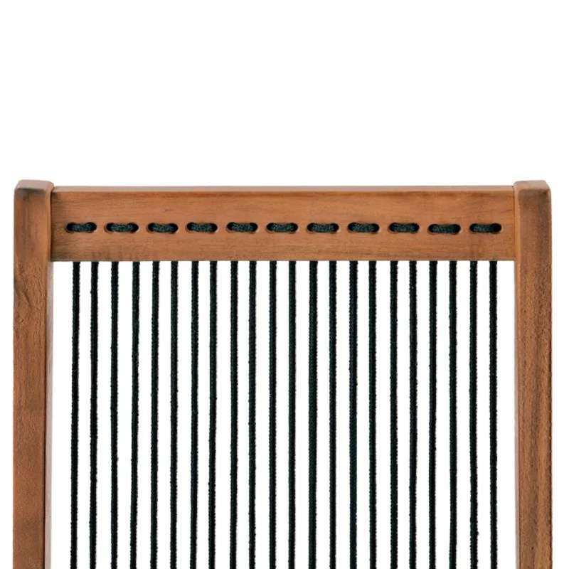 folding roping wood chair - Image 14