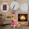 Christmas Golden Retriever Statue, Holiday Dog Figurine in Pink Santa Outfit - Image 16