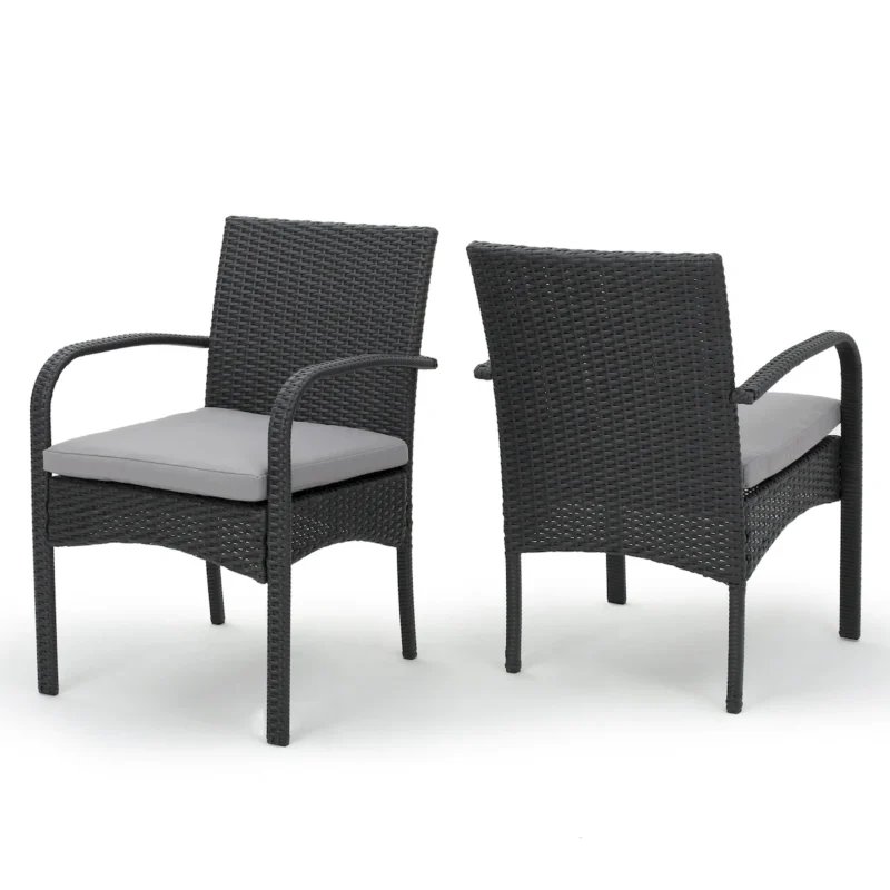 CORDOBA KD PE WICKER DINING CHAIR [SET OF 2 PCS] - Image 2