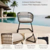 Wicker Dining Chair-SET OF 2 is designed to elevate your patio, balcony, or garden space into a cozy, stylish spot for relaxation and connection. - Image 3