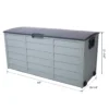 All Weather UV Pool Deck Box Storage Shed Bin Backyard Patio Outdoor w/ Wheel,75 Gallon Resin Deck Box-Organization and Storage for Patio Furniture Outdoor Cushions,Garden Tools and Pool Toys - Image 5