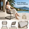 Wicker Dining Chair-SET OF 2 is designed to elevate your patio, balcony, or garden space into a cozy, stylish spot for relaxation and connection. - Image 6