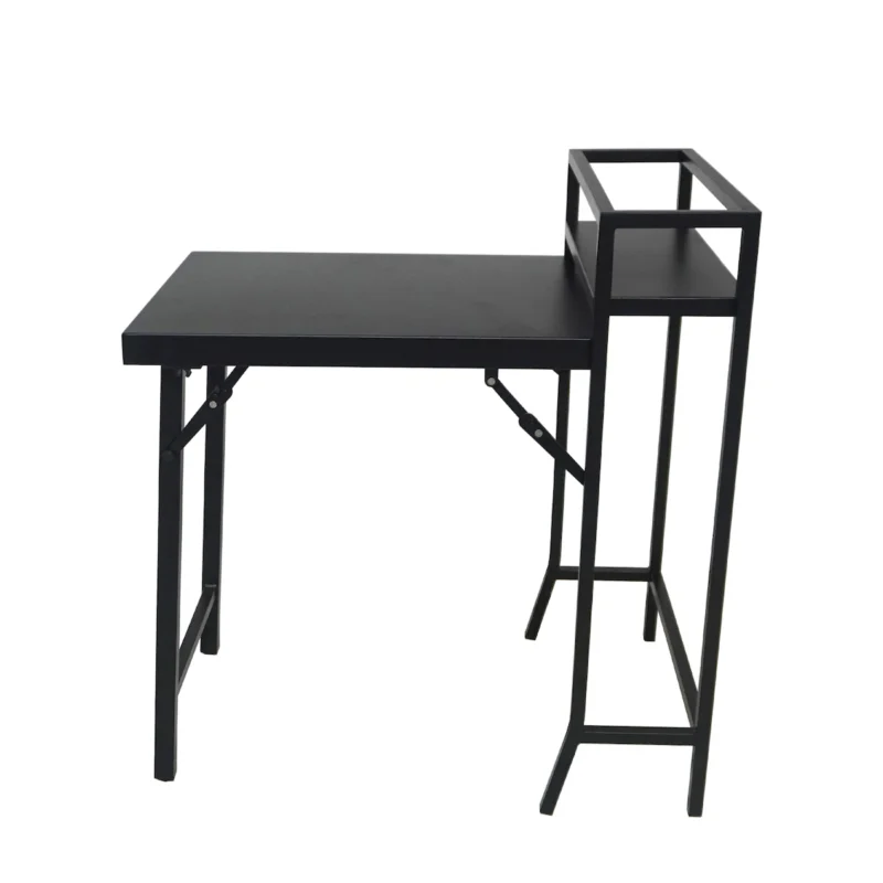 3PCS Patio Bistro Set, Patio Set of Foldable Patio Table and Chairs,Outdoor Patio Furniture Sets,Black - Image 6