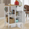 Kitchen Island Cart with Mobile Carts with Storage Cabinet, Rolling Kitchen Table with Spice Rack, Towel Rack, and Drawer, Portable Islands on Wheels - Image 2
