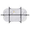 TOPMAX Modern 7-Piece Dining Table Set with Faux Marble Compact 55Inch Kitchen Table Set for 6 - Image 7