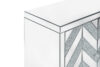 Storage Cabinet with Mirror Trim and M Shape Design Spliced Combination For Living Room, Dining Room, Entryway, Kitchen - Image 3