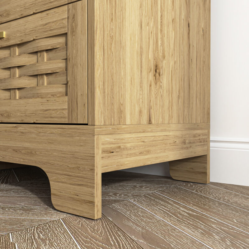 Wood 6 Drawer Dresser for Bedroom, Large Double Dresser with Wide Drawers, Modern Chest of Drawers,Storage Organizer Dresser,Nursery Dresser,for Living Room, Hallway, Bedroom, Kids Bedroom - Image 7