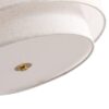 15" Modern Ceiling Light, Fabric Upholstered, Flush-Mount Fixture for Living Room, Bedroom or Dining Room, Stylish Energy-Saving Design, Easy Installation (Bulb Not Included) - Image 8
