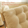 Modern Accent Chair, Comfy Living Room Chair with Metal Chrom Frame, Upholstered Soft Cushion Sofa Chairs for Home Office,Bedroom,Dining Room - Image 8