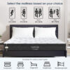 Queen Size Mattress,12 Inch Hybrid Mattress, Individually Pocketed Innerspring, Medium Firm - Image 5