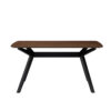 Wood Dining Table ,Walnut+Black - Image 7