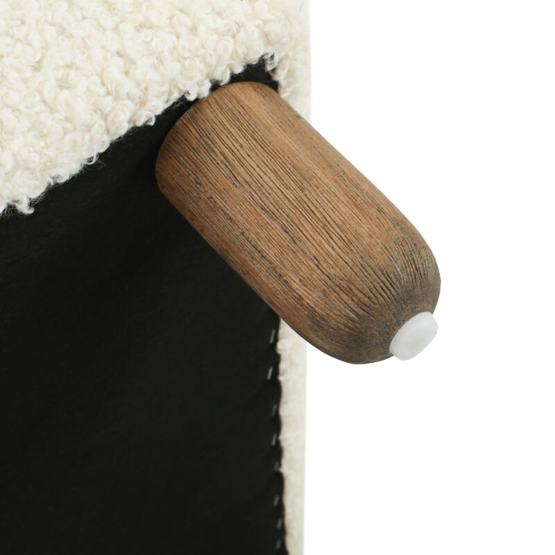 Comfortable Ottoman, White - Image 6