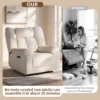 400 LBS Big and Tall Power Recliner, Dual Motor, USB-C, Oversized Chair - Image 3