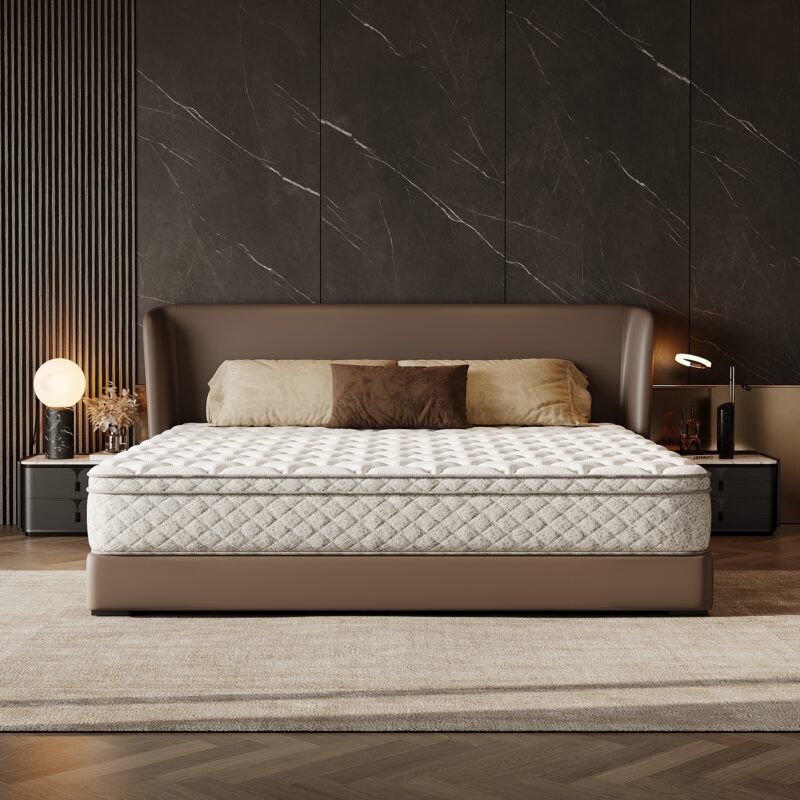 King Size Mattress,12 Inch Hybrid King Mattress in a Box with Memory Foam and Pocket Spring for Pressure Relief & Comfort Sleep & Zoned Support, Medium Firm,CertiPUR-US & OEKO-TEX - Image 10