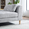 83.1"Wide Modern Upholstered End of Bed Bench with Armrests, Chenille Chaise Lounge Couch with 2 Bolster Pillows, Daybed with Rubberwood Legs For Living Room,Bedroom,Apartment,Guestroom - Image 17
