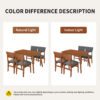 Upholstered Dining Chairs Set of 4, Ergonomic Mid-Century Modern Dining Chairs with Sturdy Rubberwood Frame, Non-Slip Kitchen Chairs for Dining Room,Kitchen, Cafe - Image 11