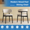 Mid-Century Modern wood feet Dining Chair Set of 2, Stylish Wooden Chairs for Dining Room, Kitchen, or Living Room, Comfortable & Durable, Easy to Assemble - Image 11