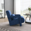 Modern Upholstered accent chair, Comfortable Linen Fabric with a pillow for Living room,bedroom - Image 6