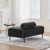 49.6" Wide Upholstered Mini Loveseat with Metal Legs, 2-Seater Small Sofa End of Bed Bench Window Ottoman Footrest with Adjustable Back for Living Room Bedroom Entryway Hallway Small Space - Image 17