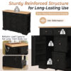 TREXM Sideboard Buffet Cabinet with Storage, Kitchen Console Table with 5 Drawers, 2 Cabinets, Adjustable Shelves, Buffet Server for Dining Room, Living Room, Entryway - Image 7