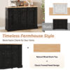 TREXM Sideboard Buffet Cabinet with Storage, Kitchen Console Table with 5 Drawers, 2 Cabinets, Adjustable Shelves, Buffet Server for Dining Room, Living Room, Entryway - Image 6