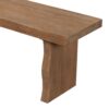 Indoor Pine Dining Bench, 62.9''L Solid Wood Seating, 350lbs Weight Capacity, Fits 3 People for Kitchen, Dining Room & Living Space - Image 12