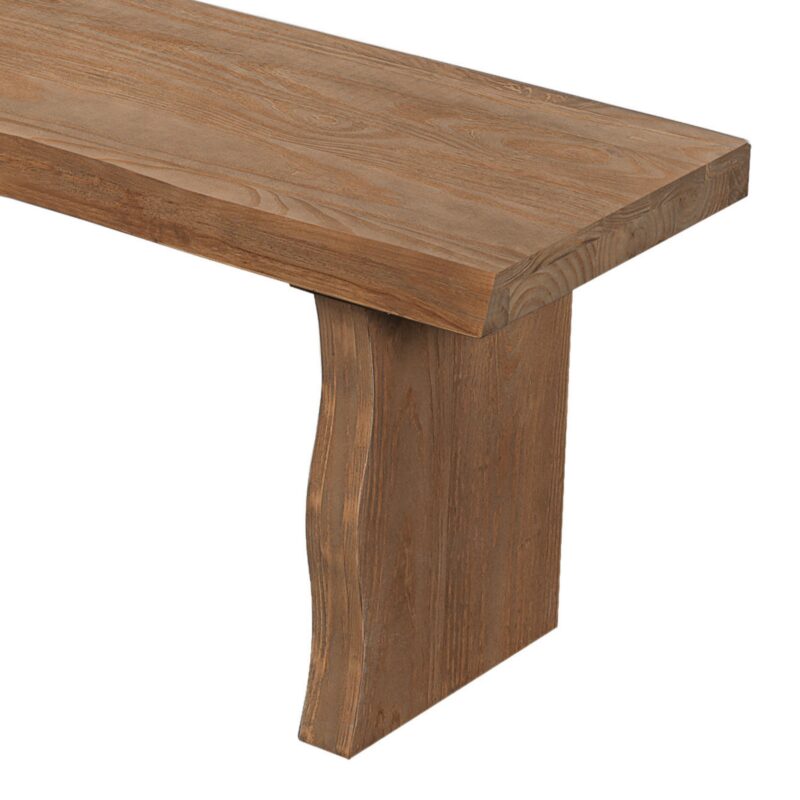 Indoor Pine Dining Bench, 62.9''L Solid Wood Seating, 350lbs Weight Capacity, Fits 3 People for Kitchen, Dining Room & Living Space - Image 12