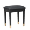 Modern Makeup Vanity Desk with Drawers, Cabinet & Charging Port, Space-saving Dressing Table Set with Stool for Small Places, Black - Image 10