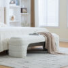 64.96"Wide Modern Upholstered Armless Upholstered Bedroom Benches End of Bed Bench for Entryway, Ottoman Foot Stool for Living Room and Bedroom, Entryway