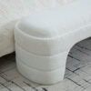 64.96"Wide Modern Upholstered Armless Upholstered Bedroom Benches End of Bed Bench for Entryway, Ottoman Foot Stool for Living Room and Bedroom, Entryway - Image 3