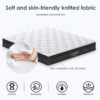 King Size Mattress,10 Inch Hybrid Mattress, Individually Pocketed Innerspring, Medium Firm - Image 11