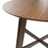 Mid-Century Modern Round Wooden Bar Table – 42" High Bar Table with Tapered Legs for Kitchen, Dining Room or Home Bar - Image 3