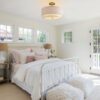 15" Modern Ceiling Light, Fabric Upholstered, Flush-Mount Fixture for Living Room, Bedroom or Dining Room, Stylish Energy-Saving Design, Easy Installation (Bulb Not Included) - Image 6