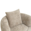 Nordic Style Lazy-Style clubchair 36 Inches Chenille Fabric Bucket Chair Decorative chair Soft Cushion with pillow with ottoman for Living Room Study and Relaxation Room - Image 8