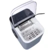 Ice Maker Countertop, Portable Ice Machine, Self-Cleaning Ice Makers with Basket and Scoop, 9 Cubes in 6 Mins, 26 lbs per Day, Ideal for Home, Kitchen,ETL and FDA certificate.