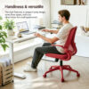 Ergonomic Color Office Chair 350LBS, Home Office, Mesh Back, Integrated Molded Foam, Comfortable Sitting, Flipping Armrest, Fireproof, Rotating, Lifting Multifunctional Chair - Image 18