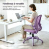 Ergonomic Color Office Chair 350LBS, Home Office, Mesh Back, Integrated Molded Foam, Comfortable Sitting, Flipping Armrest, Fireproof, Rotating, Lifting Multifunctional Chair - Image 3