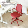 Ergonomic Color Office Chair 350LBS, Home Office, Mesh Back, Integrated Molded Foam, Comfortable Sitting, Flipping Armrest, Fireproof, Rotating, Lifting Multifunctional Chair - Image 17