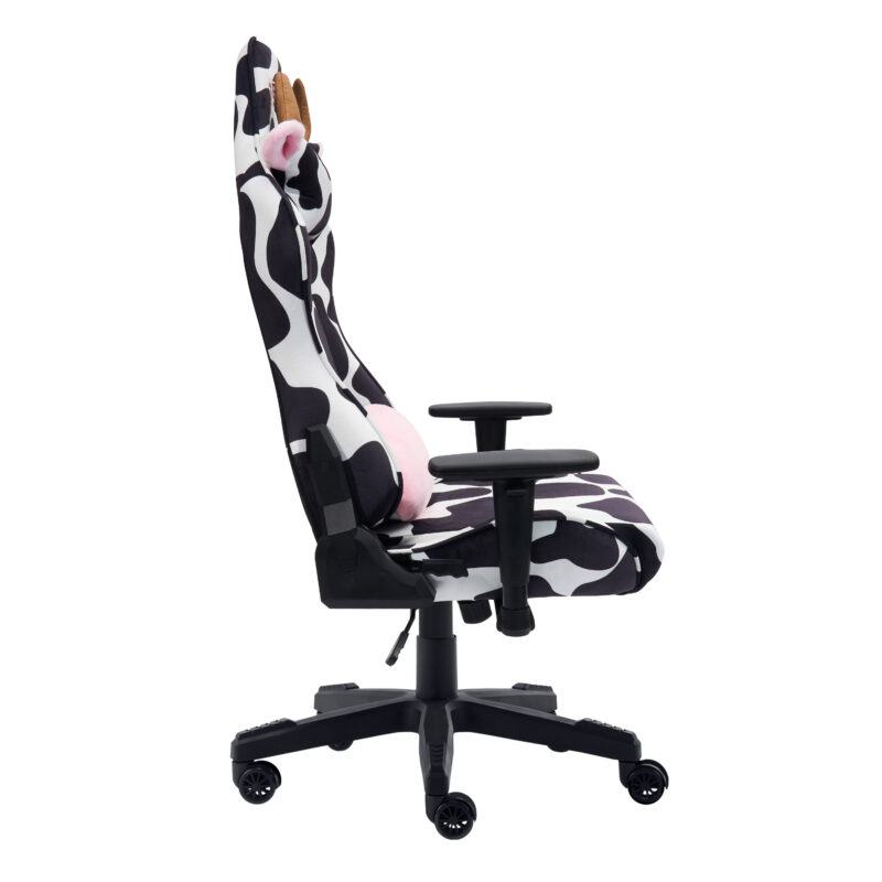 TS85 COW Print LUXX Series Gaming Chair - Image 9