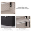 2.0 Cu Ft Home Safe with Fireproof Document Bag, Heavy-Duty Steel Security Safe, Digital Keypad, 3 Unlocking Methods, Dual Alarm & Silent Mode, 2 Adjustable Shelves for Home Office Hotel - Image 7
