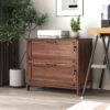 2 Drawer Farmhouse File Cabinet,Filing Cabinet with Lock for Home Office - Image 3