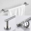 3-Piece Bathroom Hardware Set, SUS304 Matte Black - Image 9