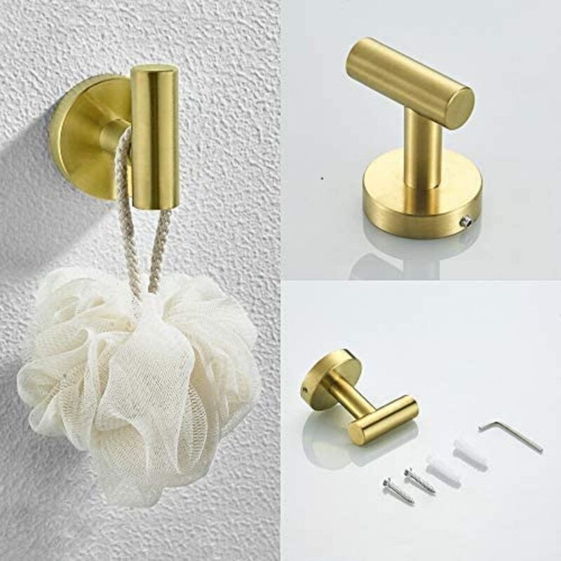 3-Piece Bathroom Hardware Set, SUS304 Matte Black - Image 15