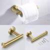 3-Piece Bathroom Hardware Set, SUS304 Matte Black - Image 13