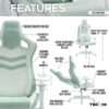 Techni Sport TS86 Ergonomic Pastel Gaming Chair - Image 13